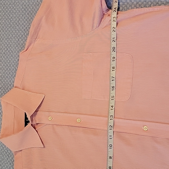 Nicole Miller pink dress shirt size 16/L 32/33 - Picture 9 of 10